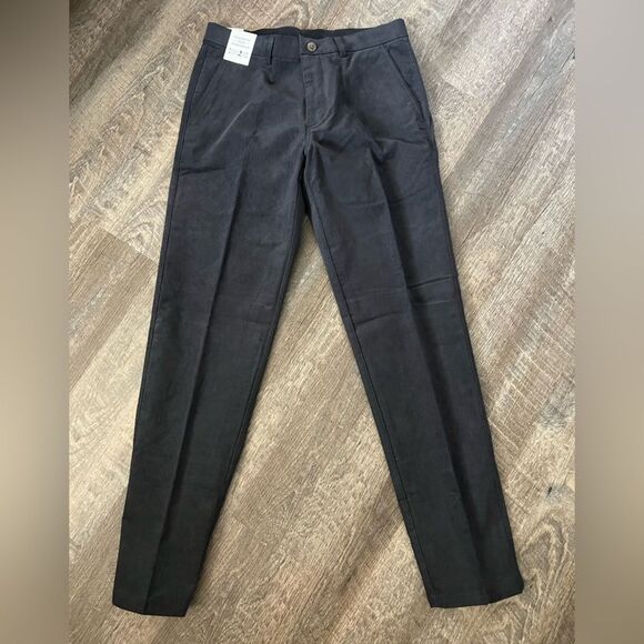 Haggar Classic-Fit Expandable Waistband Corduroy Straight Leg Pants-Size 32x32 - Picture 2 of 7